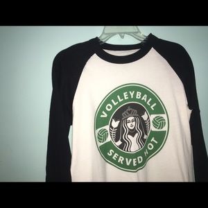 Champion Volleyball Starbucks shirt! Never worn!